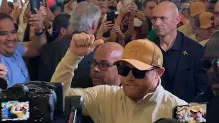 CANELO ALVAREZ VS. JAIME MUNGUIA: CANELO ALVAREZ’S GRAND ARRIVAL IN LAS VEGAS