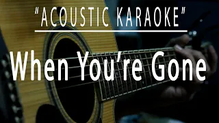 When you're gone - Cranberries (Acoustic karaoke)