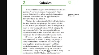 Facts and Figures -  Unit 5: Work and Leisure -  Lesson 2: Salaries