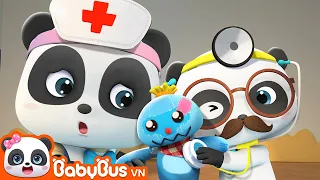 Bác sĩ chữa bệnh đồ chơi | Gia đình gấu trúc Kiki và Miumiu | Hoạt hình thiếu nhi vui nhộn | BabyBus