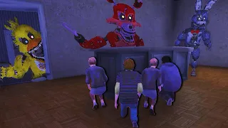 4 CRIANÇAS VS ANIMATRONICS 😲 FNAF 4 MULTIPLAYER