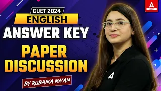 CUET English Answer Key 2024 🔴15 May Live Paper Analysis | CUET Paper Solutions ✅