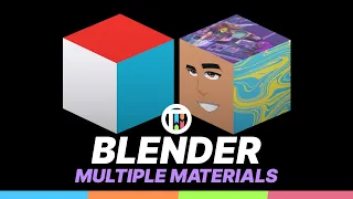 Blender 3.0 Eevee Tutorial - How to Add Multiple Images or Colors to ONE Object
