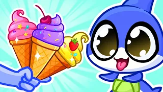 Fruit Ice Cream + Ice Cream Machine for Kids! Funny Cartoons for Toddlers by Sharky&Sparky