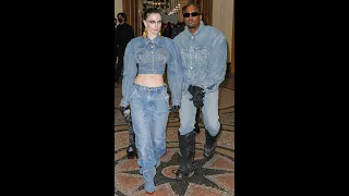 Photos from Kanye "Ye" West and Julia Fox Match In Denim Outfits In Paris - E! Online