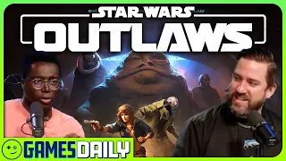 Star Wars Outlaws Story Trailer Reaction - Kinda Funny Games Daily 04.09.24