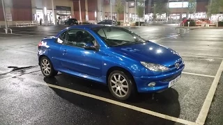 Peugeot 206cc - Manully Open/ close Roof