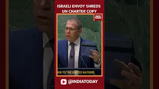 Israeli Envoy Takes Out Shredder, Destroys Un Charter Over Palestine Vote