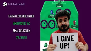 FPL 20/21 GW15: BLANK AND DOUBLE GAMEWEEK PLANNING | FANTASY PREMIER LEAGUE TIPS IN HINDI |