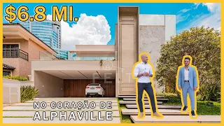 MANSÃO DE R$6.800.000,00 EM ALPHAVILLE - SP - DECORACAO IMPECAVEL - FEAT AUGUSTO BRAGA
