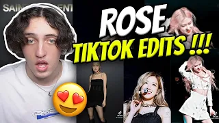 South African Reacts To Rosé  TikTok Compilations | BLACKPINK TikTok Edits (Queen Of Versatility😍)