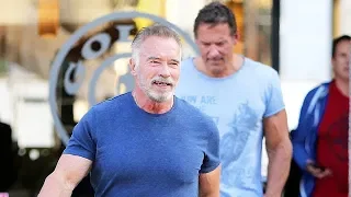 Arnold Schwarzenegger, 71, Still Lifts Weights At Gold's Gym! - EXCLUSIVE