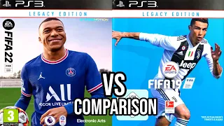 FIFA 22 Vs 19 PS3