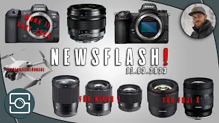 SIGMA Linsen für Nikon Z! Canon R5 II erst 2024! Sicherheitslücken in DJI Drohnen!
