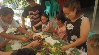 Family bonding during Holy week.