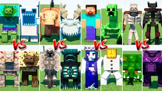 ALL MINECRAFT BOSSES TOURNAMENT | Minecraft Mob Battle 1.20