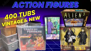 Unboxing 400 Tubs of Action Figures Transformers G1 Repungus & Phantom 12" Prototype: Part 45