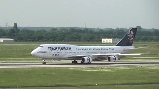 Landing IRON MAIDEN ''ED FORCE ONE'' at Düsseldorf Airport