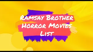 Ramsay Brother Horror Movies List | Ramsay Brothers Top 10 Horror Films
