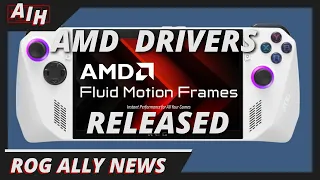 The Official AMD Fluid Motion Frames Driver Is Available For The Rog Ally!