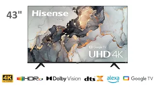 Hisense A6 Series 43 Inch 4K UHD Smart Google TV