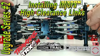 Traxxas Trx4M High Trail Cheyenne 10 Upgrade Series #2 Installing Injora High clearance links ￼