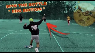 SPIN THE BOTTLE CHALLENGE!!! EGG EDITION!!! [GONE WRONG]
