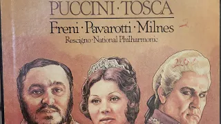 1978 Rec. Puccini Opera Tosca side 3 Luciano Pavarotti, Mirella Freni 푸치니 오페라 토스카 3면 루치아노 파바로티 LP