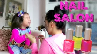 THE MOMMY NAIL SALON!-  ItsJudysLife Vlogs