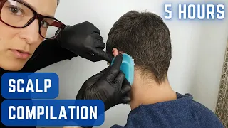 ASMR Scalp Treatment & Exam Compilation *Almost 5 Hours*