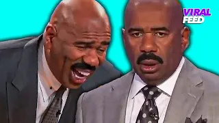 ICONIC & HILARIOUS Moments From Family Feud US With STEVE HARVEY! | VIRAL FEED