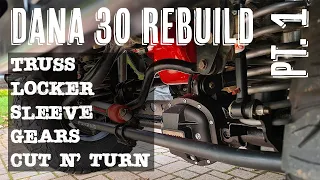 Dana 30 Rebuild Guide Pt.1: K Suspension Axle Truss, IRO Axle Sleeve, Cut n' Turn (FIX YOUR CASTER!)