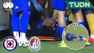 ¡SALE LLORANDO! ‘Toro’ Fernández LESIONADO | Cruz Azul 0-0 Atl San Luis | CL2024 - Liga Mx J6 | TUDN