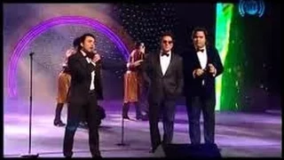 Qais Ulfat va Ghezal Enayat Live Song in Award Show 2013
