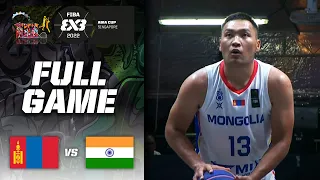 Mongolia v India | Men | Full Game | FIBA 3x3 Asia Cup 2022