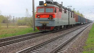 ВЛ80С-639 (РЖД/Мск, ТЧ-41 Вязьма) со стандартным контейнерным поездом (31 пл.)