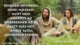 NAPI HANGZÓ BIBLIA - 157. RÉSZ - 06.06.  - 1Kir 1,1-53; ApCsel 4,1-37; Zsolt 124,1-8; Péld 16,24