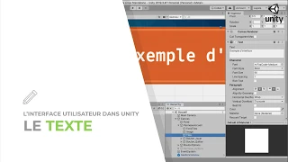 Les bases de l’interface utilisateur dans Unity – Le texte