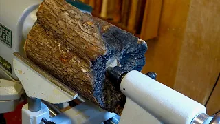 Woodturning a Firewood Vase