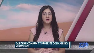 Quechan Tribe protest gold mining