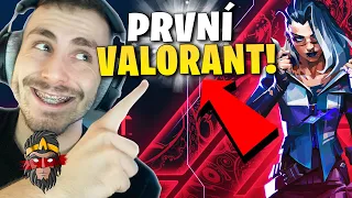 POPRVÉ V ŽIVOTĚ HRAJU VALORANT!! [ VALORANT ] #1