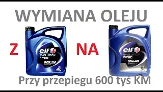 Wymiana oleju z 10W40 na 5W40