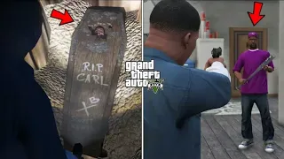 I found CJ's grave in GTA 5 (Carl Jonshon safe house unlocked)