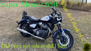 Super meteor 650 - Test ride or purchase?