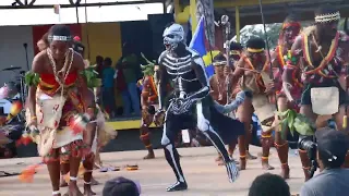 2015  Port Moresby Manus Day Skeleton Man Papua New Guinea