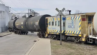 Remote Control Railroad Switching With A CSX Caboose! Switching Industrial Railroad Spur, CSX Action