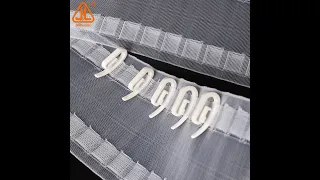 80mm width S Wave curtain runner Ripple Fold Curtain Track curtain Runner wave fold Tape