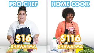 $116 vs $16 Shawarma: Pro Chef & Home Cook Swap Ingredients | Epicurious