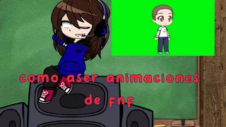 [como hacer los sprites o animaciones// fnf de gacha club // tutorial]