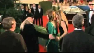 Brad and Angelina arrive at the Golden Globes 2011